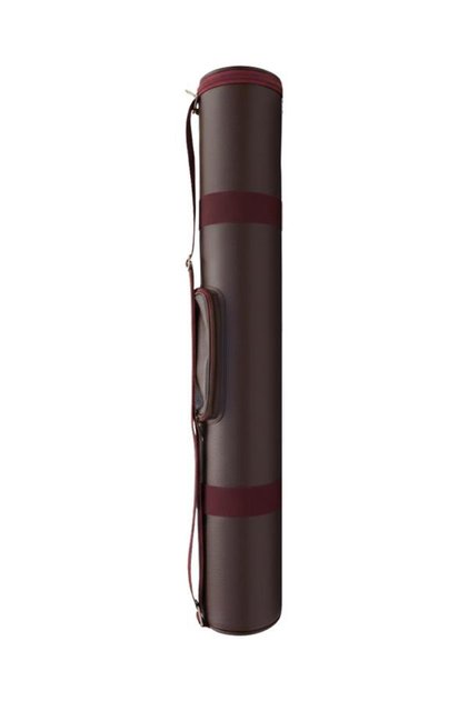 Suni Deri Proje Tüpü Cepli 10,5 cm Bordo