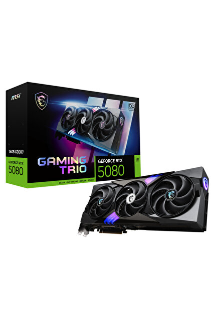 MSI GeForce RTX 5080 16G GAMING TRIO OC 16GB GDRR7 256bit DX12