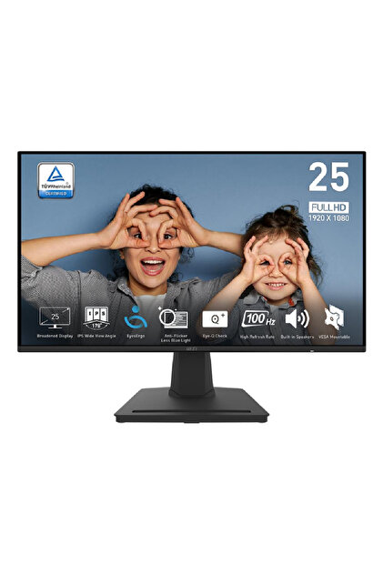 MSI Pro MP252 24.5″ 1ms 100Hz HDMI DP Anti-glare AdaptiveSync FHD