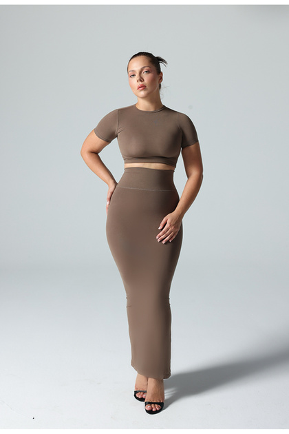 Shapewear Long Shorts Skirt