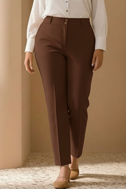 princess polly baby blue dress Brown Plus Size Dress Pants & Trousers