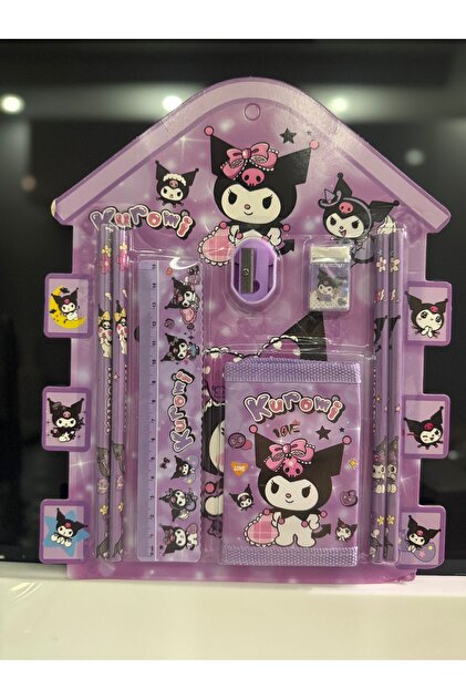 Sanrio Kuromi ドール＆ケースセット synshop 2Y Shop -Sanrio Kuromi Kız Çocuk Kırtasiye Okul Seti