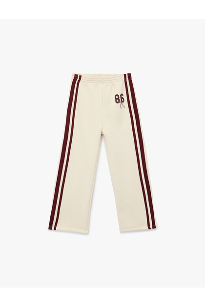 Shardonlu Printed Wide-Leg Sweatpants