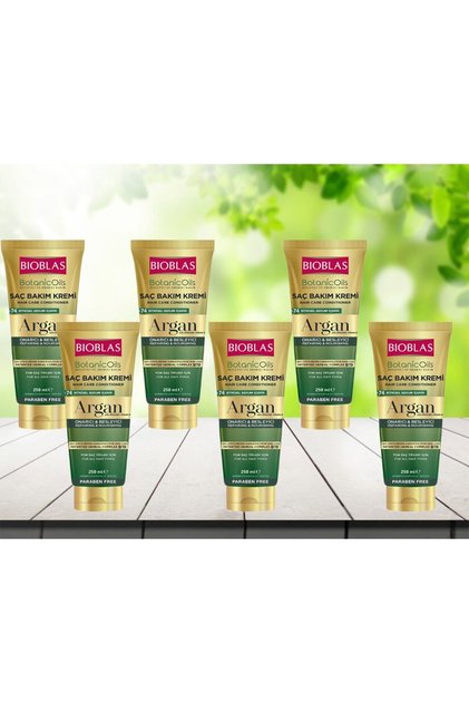 Botanic Oils Argan Oil Hair Care Cream 250 ml 6 pieces