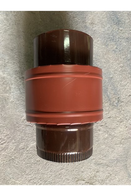 İzolasyonlu Soba Borusu konyerner -prefabrik -tiny house ve Cam Çıkışları Için Dış Çap 17 Cm
