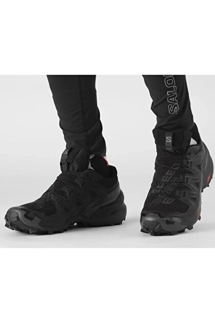Salomon SPEEDCROSS 6 ブラック Salomon Speedcross 6 GTX Gore-Tex® Outdoor Unisex Spor Ayakkabı