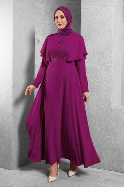 Embroidered Flawed Dress 4268