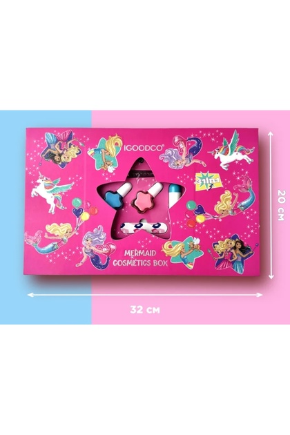 YerliToptan Kız Çocuk Oyuncak Makyaj Seti – Küçük Prenses, Çantalı