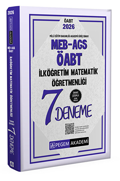 Pegem Akademi Yayıncılık 2026 MEB AGS ÖABT İlköğretim Matematik