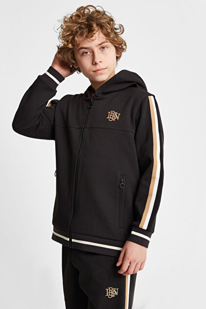 Children's Zippered Hooded Sweatshirt 25N-3130