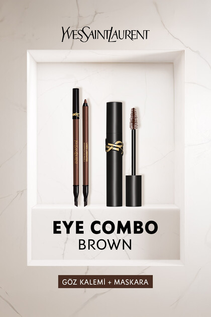 Eye Combo Kahverengi Göz Kalemi + Maskara Makyaj Seti 7829999999241