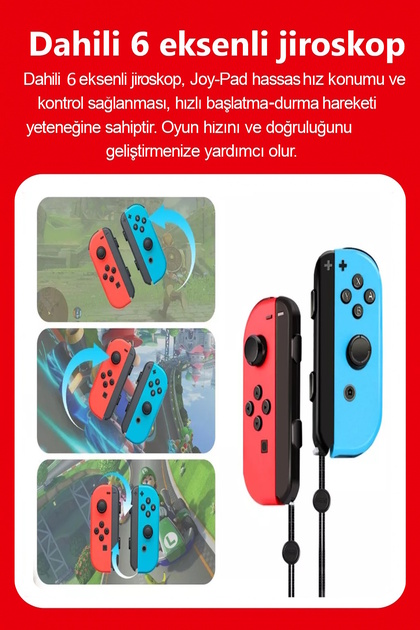 WOTOBE JOY-02 Switch/Switch OLED Uyumlu Pokemon JoyCon Joystick