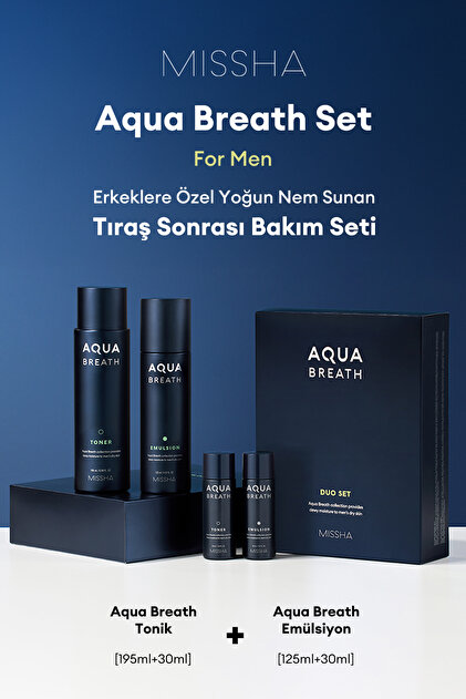 Missha Erkeklere Özel Yoğun Nem Sunan Tıraş Sonrası Bakım Seti For