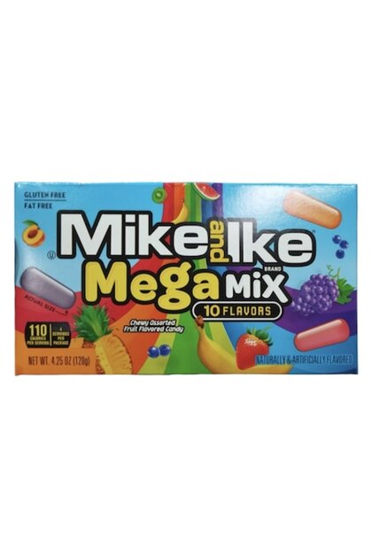 Mix bomboane gumate cu gust de fructe, Mike and Ike, 120 g