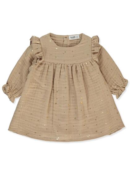 Muslin Dress (Shining Stars) Beige