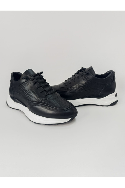 Men's Casual Shoes Genuine Leather Elastic Lace-Up Orthopedic Comfortable Stylish Office Special Day Shoes