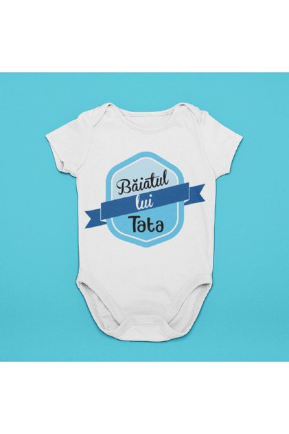 Body bebe cu text "Băiatul lu tata"