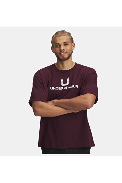 Under Armour Erkek UA Heavyweight U Logo Kısa Kollu T-Shirt