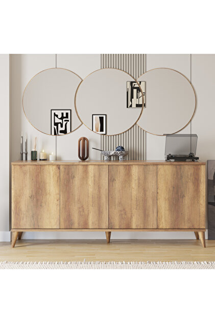 Adore Mobilya Sephia Yemek Odası Konsol - Oslo Ceviz 182x85x50