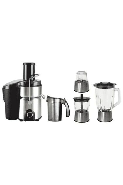 4 in1 Juicer Blender Extractor Mincer Food Processor -Silver 800W