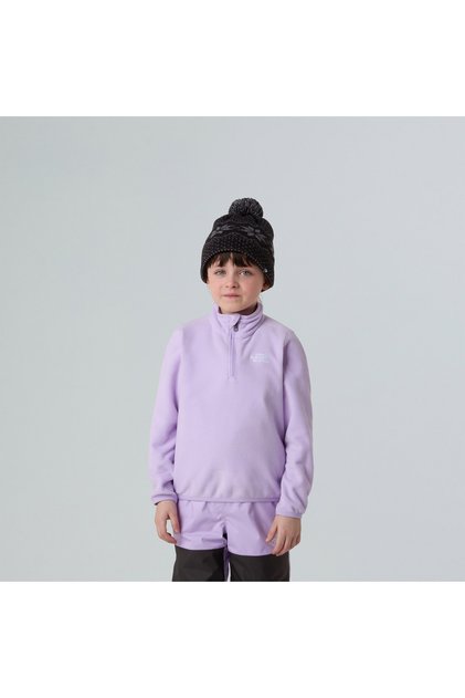 Teen Glacier 1/4 Zip Pullover Children's Purple Fleece Jacket