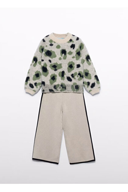 Abel Lula Girl's 2-Piece Set Lepoar - Khaki