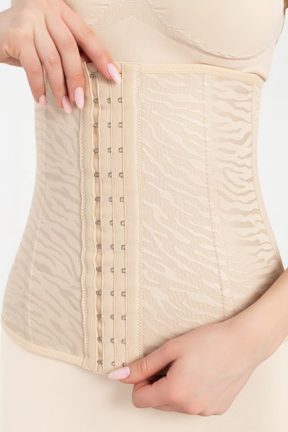 Corset din latex cu model cu sârmă de oțel, care strânge talia, modelator, corset din latex pentru talie
