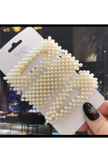 Large Size Women's Side Buckle with 3 Pearls