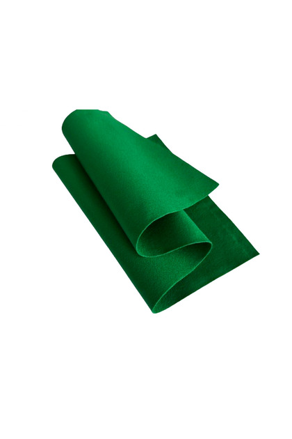 Fetru, pasla moale 1mm 25X55cm, verde inchis