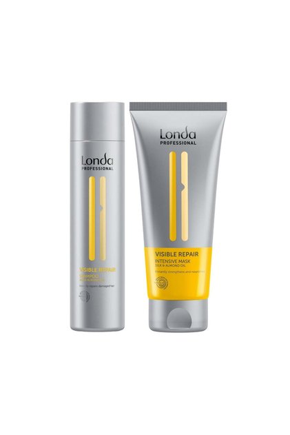Pachet pentru par deteriorat, Londa Professional, Sampon Visible Repair 250ml +Tratament Visible Rep