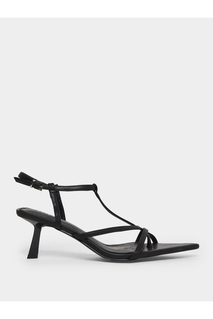 Layne Pointed Toe T-Bar Strap Sandals