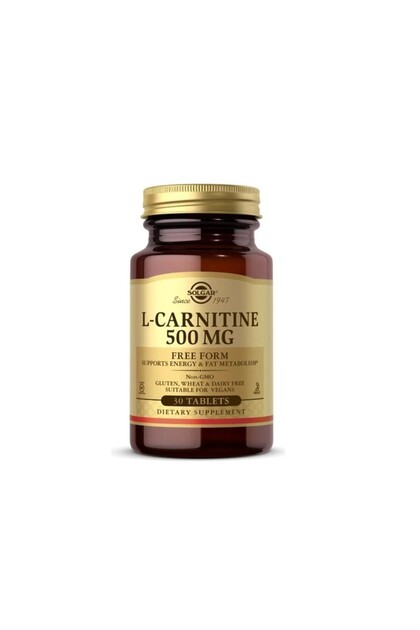 solgar l carnitine ne işe yarar Solgar L-Carnitine 500 mg 30 Tablet