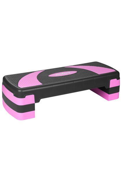Fitness Stepper 3 Επιπέδων Γκρι Μωβ για Ενεργές Προπονήσεις