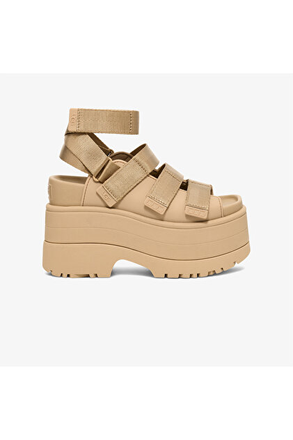 靴 UGG GOLDENRISE UGG Goldenrise Kadın Bej Sandalet - Fiyatı, Yorumları