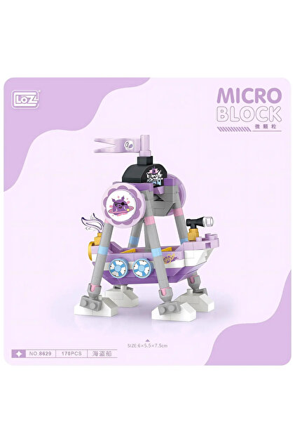 Vagonlife LOZ Korsan Gemisi Modeli 170 Parça BLOCK OYUNCAK LZ8629