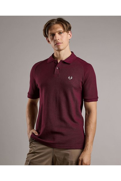 Logo Detail Polo T-Shirt with Short Sleeves