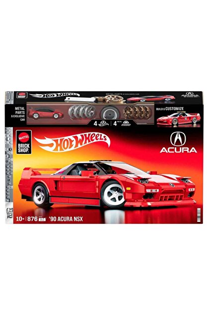 HOT WHEELS Elite Serisi '90 NSX Araba 876 Parça Yapım Seti JFT17