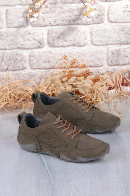42325 Comfort Comfortable Flexible Genuine Leather Men's Shoes