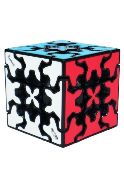 Μαγικός κύβος 3x3x3, QiYi Gear 5,7 cm SpeedCube, μαύρος