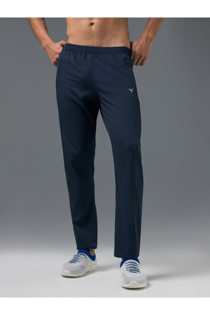 Men Solid Slim Fit Sports Track Pants