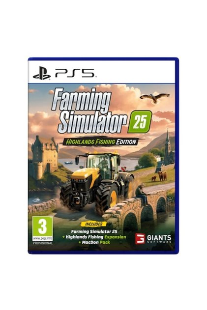 Farming Simulator 25: Ediția de Pescuit în Munții Înalți (Playstation 5)