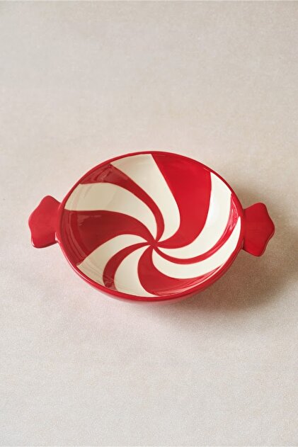 Karaca New Year Yılbaşı Candy Twist Pasta Tabağı 20 cm - Fiyatı