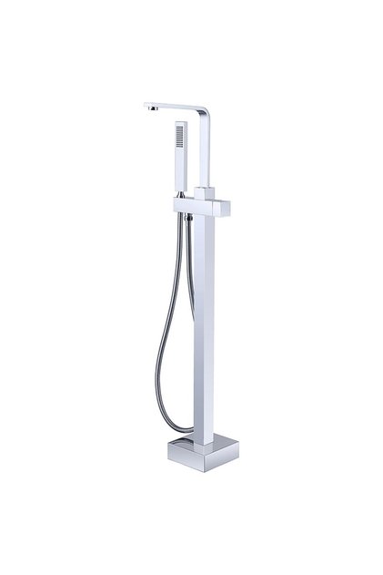 Freestanding Floor-Standing Bathtub Faucet Chrome