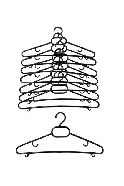 Plastic Clothes Hanger 12 Pieces Economical Clothes Hanger Hanger Skirt Hanger Trouser Hanger