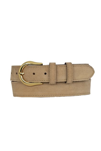 100% Genuine Leather, 4 cm Light Yellow Suede Women's Belt with Gold Buckle; Jeans, Sports Belt=Suede.70.Yellow