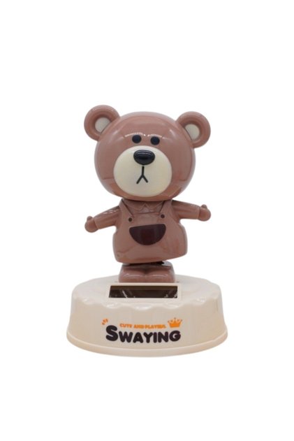 Kapibara ( Capybara )Figürlü Solar Enerjili Sallanan Biblo - Araba ve Masa Dekoru (12.5 cm)