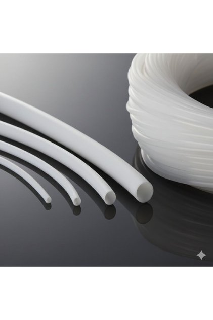 PTFE Teflon Hortum 2,5x4 (1 metre) (İç Çap:2,5 mm Dış Çap: 4 mm)