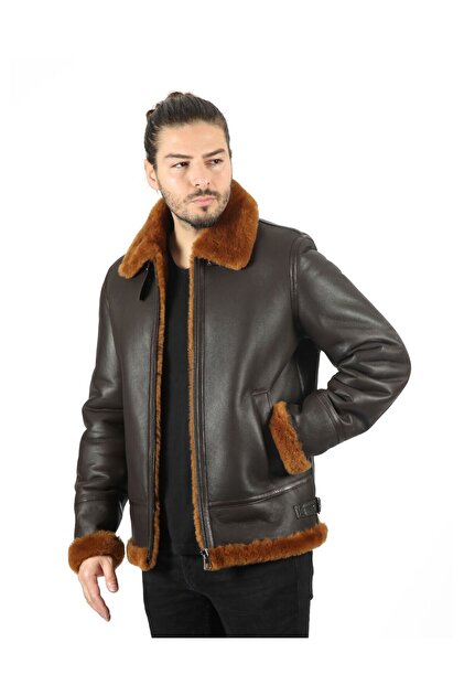 vivamood Zack Erkek Kürklü Deri Mont-S - Fiyatı, Yorumları