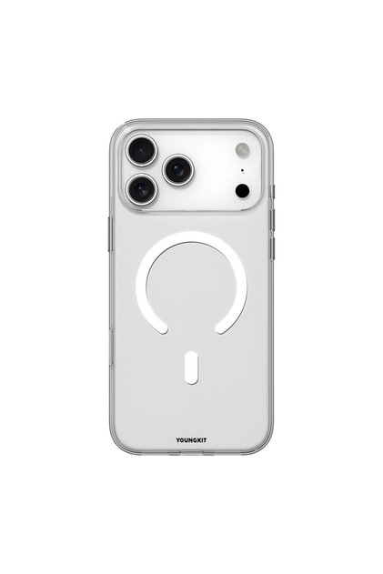 iPhone 17 Pro Max Uyumlu Kılıf M-safe Şarj Özellikli Clear Serisi Kapak Şeffaf