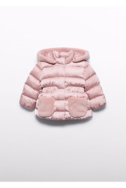 Mayoral Abel&Lula Baby Girl Warm Lined Premium Coat Pink